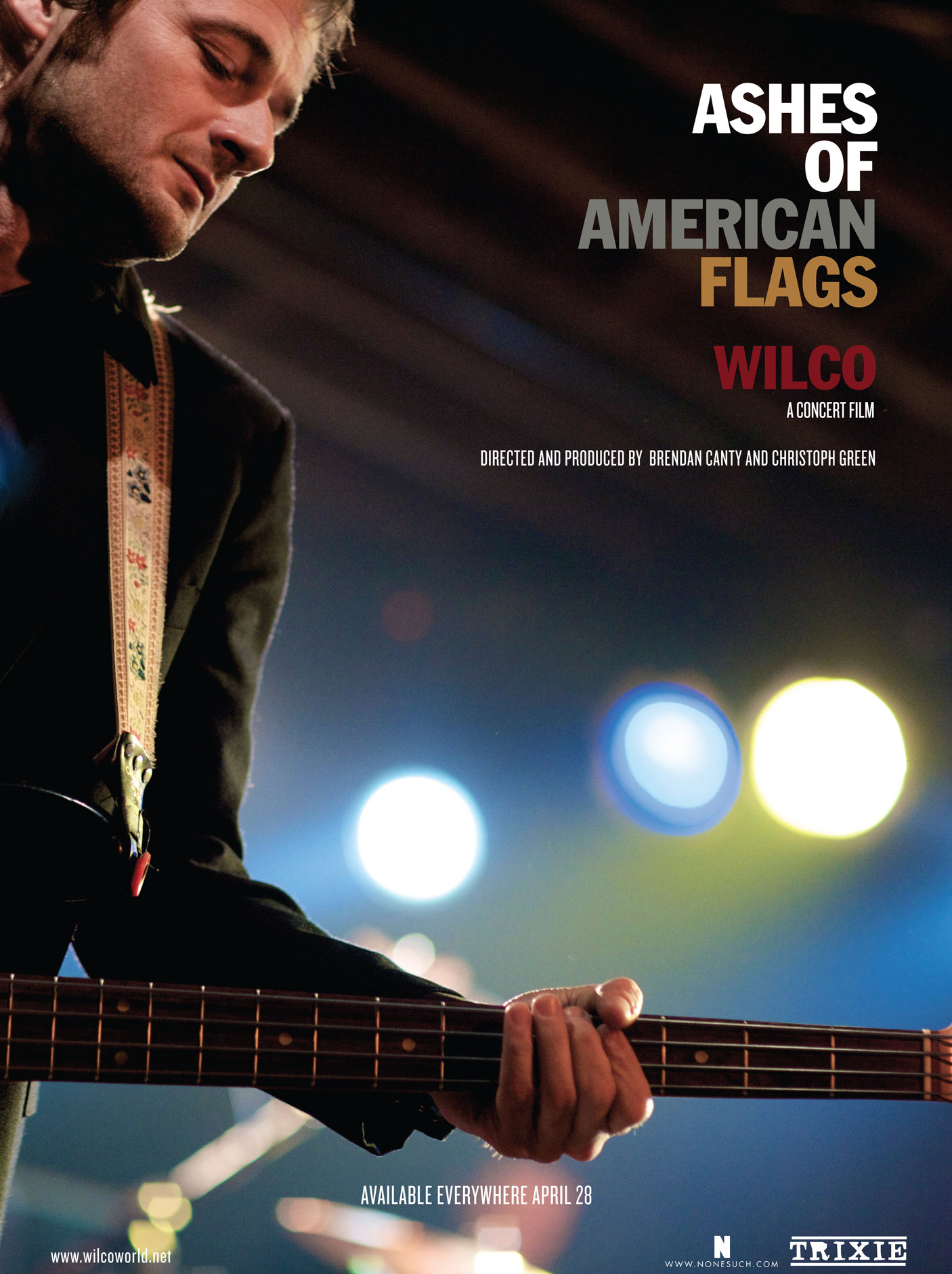 ashes of american flags : live dvd promotional poster © Zoran Orlic