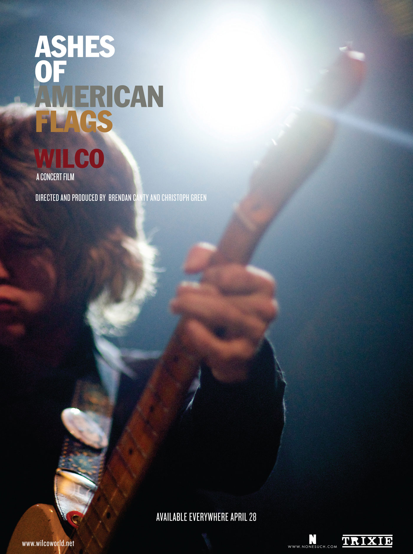 ashes of american flags : live dvd promotional poster © Zoran Orlic
